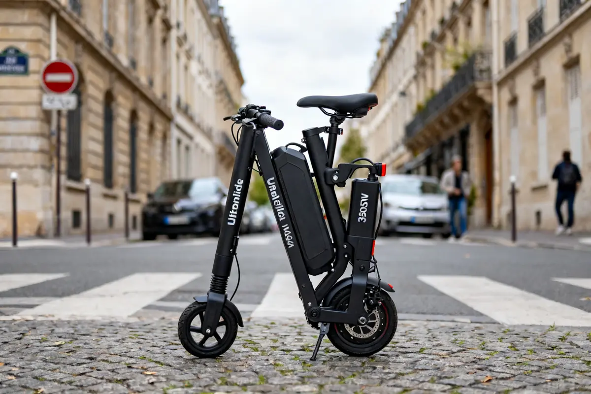 Draisienne Urban Glide pliable 350 W : Légère et puissante ⚡